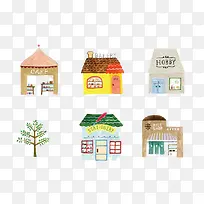 水彩房子-空若网 水彩房子-空若网