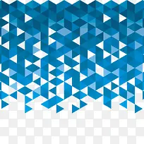 蓝色三角形散步-空若网 蓝色三角形散步-空若网