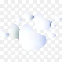 白色唯美梦幻爱心设计-空若网 白色唯美梦幻爱心设计-空若网