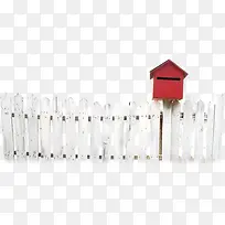 白色栅栏美景树屋-空若网 白色栅栏美景树屋-空若网