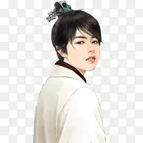 白色长袍古风美男-空若网 白色长袍古风美男-空若网