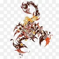 抽象创意花纹动物-空若网 抽象创意花纹动物-空若网