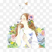 唯美插画-空若网 唯美插画-空若网