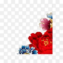 彩色花角饰-空若网 彩色花角饰-空若网