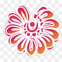 卡通彩色花朵设计-空若网 卡通彩色花朵设计-空若网