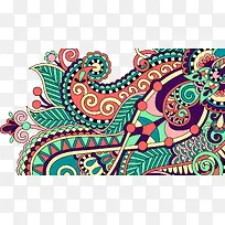 传统花纹 彩色花纹 彩色底纹 -空若网 传统花纹 彩色花纹 彩色底纹 -空若网