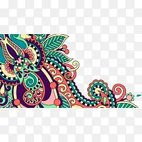 传统花纹 彩色花纹 彩色底纹 -空若网 传统花纹 彩色花纹 彩色底纹 -空若网