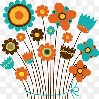 手绘卡通小花-空若网 手绘卡通小花-空若网