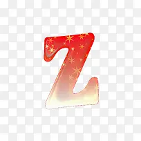 渐变红旗字母z-空若网 渐变红旗字母z-空若网