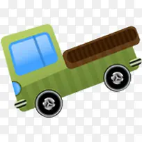 绿色卡通小卡车国庆-空若网 绿色卡通小卡车国庆-空若网