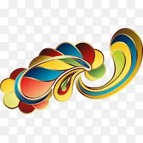 手绘彩色国庆花纹-空若网 手绘彩色国庆花纹-空若网