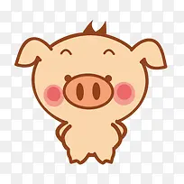 手绘可爱小猪-空若网 手绘可爱小猪-空若网