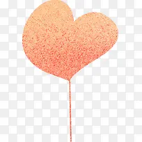 卡通磨砂创意爱心-空若网 卡通磨砂创意爱心-空若网