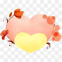 卡通爱心树枝设计-空若网 卡通爱心树枝设计-空若网