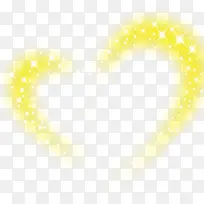 黄色卡通星光爱心设计-空若网 黄色卡通星光爱心设计-空若网