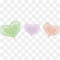 彩色卡通插画爱心设计-空若网 彩色卡通插画爱心设计-空若网