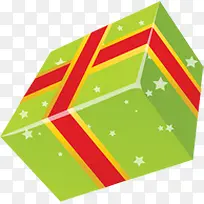 绿色礼盒圣诞节素材-空若网 绿色礼盒圣诞节素材-空若网