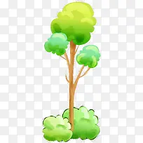手绘树木立体矢量图-空若网 手绘树木立体矢量图-空若网