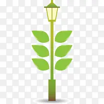 绿树灯塔图案-空若网 绿树灯塔图案-空若网