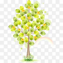 绘画绿树海报设计-空若网 绘画绿树海报设计-空若网