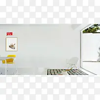 桌椅绿树相框地毯-空若网 桌椅绿树相框地毯-空若网