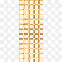 橙色边框方形七夕-空若网 橙色边框方形七夕-空若网
