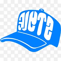 创意蓝色的棒球帽-空若网 创意蓝色的棒球帽-空若网