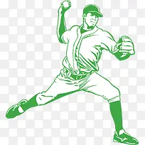 体育运动棒球矢量素材-空若网 体育运动棒球矢量素材-空若网