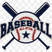 矢量棒球标签-空若网 矢量棒球标签-空若网