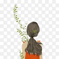 水彩女孩-空若网 水彩女孩-空若网