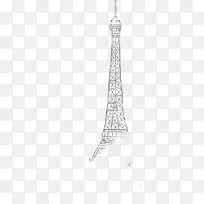手绘时尚铁塔造型-空若网 手绘时尚铁塔造型-空若网
