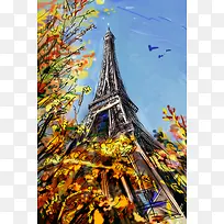 ÊÖ»æÌúËþ·ç¾°Õ¹¼Ü-¿ÕÈôÍø ÊÖ»æÌúËþ·ç¾°Õ¹¼Ü-¿ÕÈôÍø