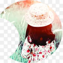 童年少女可爱背影-空若网 童年少女可爱背影-空若网