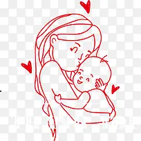 妈妈插画-空若网 妈妈插画-空若网