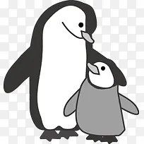 可爱母爱企鹅卡通-空若网 可爱母爱企鹅卡通-空若网