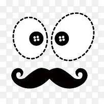 卡通插画大胡子-空若网 卡通插画大胡子-空若网