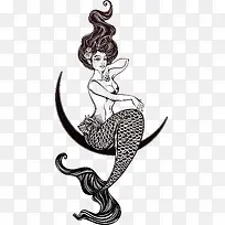 手绘美人鱼-空若网 手绘美人鱼-空若网