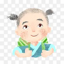 手绘小和尚-空若网 手绘小和尚-空若网