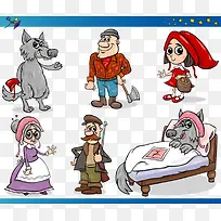 安徒生童话小红帽之插画-空若网 安徒生童话小红帽之插画-空若网