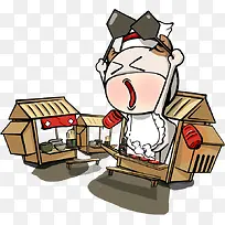 卡通建筑屋子厨房料理-空若网 卡通建筑屋子厨房料理-空若网