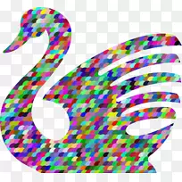 线点字体-天鹅-空若网 线点字体-天鹅-空若网