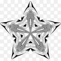 对称线符号图案-5星-空若网 对称线符号图案-5星-空若网