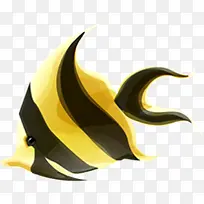 摄影手绘海底鱼效果矢量图-空若网 摄影手绘海底鱼效果矢量图-空若网