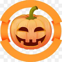 卡通橙色万圣节-空若网 卡通橙色万圣节-空若网