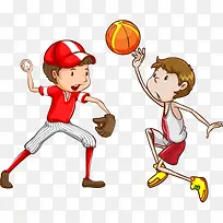 卡通运动员-空若网 卡通运动员-空若网