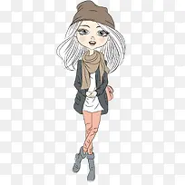 手绘女孩-空若网 手绘女孩-空若网