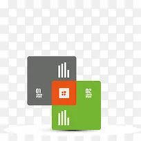 扁平化时尚数字方框矢量图-空若网 扁平化时尚数字方框矢量图-空若网