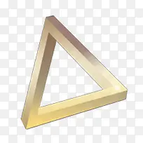 卡通质感金边活动三角形效果-空若网 卡通质感金边活动三角形效果-空若网