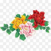 高清摄影手绘卡通花效果图-空若网 高清摄影手绘卡通花效果图-空若网