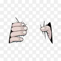 卡通手抓效果-空若网 卡通手抓效果-空若网